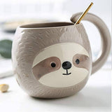 3D Ceramic Drinkware for Sloth Lovers Other Pets Design Mugs Pet Clever 