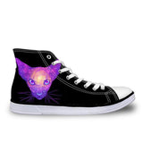 3D Cute Canvas Galaxy Cat Cat Design Footwear Pet Clever Galaxy Cat I 