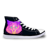 3D Cute Canvas Galaxy Cat Cat Design Footwear Pet Clever Galaxy Cat H 