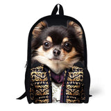 3D Dog Backpack Bag Dog Design Bags Pet Clever 4 