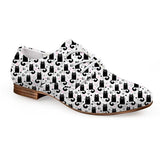 3D Fashion Leather Cat Prints Shoes Spring Cat Design Footwear Pet Clever G 