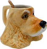 3D Hand Painted Dog Coffee Tea Ceramic Mug (Cocker Spaniel) Other Pets Design Mugs Pet Clever 