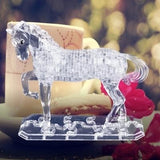 3D Horse Crystal Puzzle﻿ Other Pets Design Accessories Pet Clever 