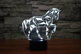 3D Horse LED Night Light Other Pets Design Accessories Pet Clever 