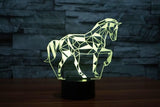 3D Horse LED Night Light Other Pets Design Accessories Pet Clever 
