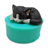 3D Kitten Fondant Cake Mold Home Decor Cats Pet Clever 