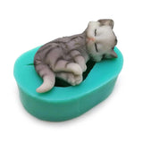 3D Kitten Fondant Cake Mold Home Decor Cats Pet Clever 