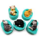 3D Kitten Fondant Cake Mold Home Decor Cats Pet Clever 