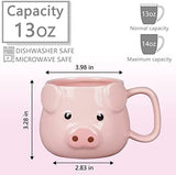 3D Pig Coffee Mug 14 oz Other Pets Design Mugs Pet Clever 