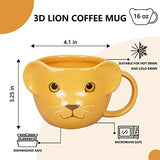 3D Porcelain Tea Cup 16 oz Novelty Coffee Mugs Other Pets Design Mugs Pet Clever 
