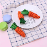 3Pcs Carrot Shaped Rabbit Chew Bite Toys Rabbits Pet Clever 