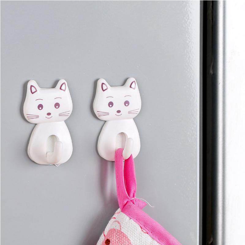3pcs Cat Refrigerator Hook Home Decor Cats Pet Clever 