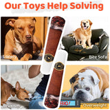 3pcs Cute Funny Plush Parody Dog Toys with Squeaker Dog Toys Pet Clever 