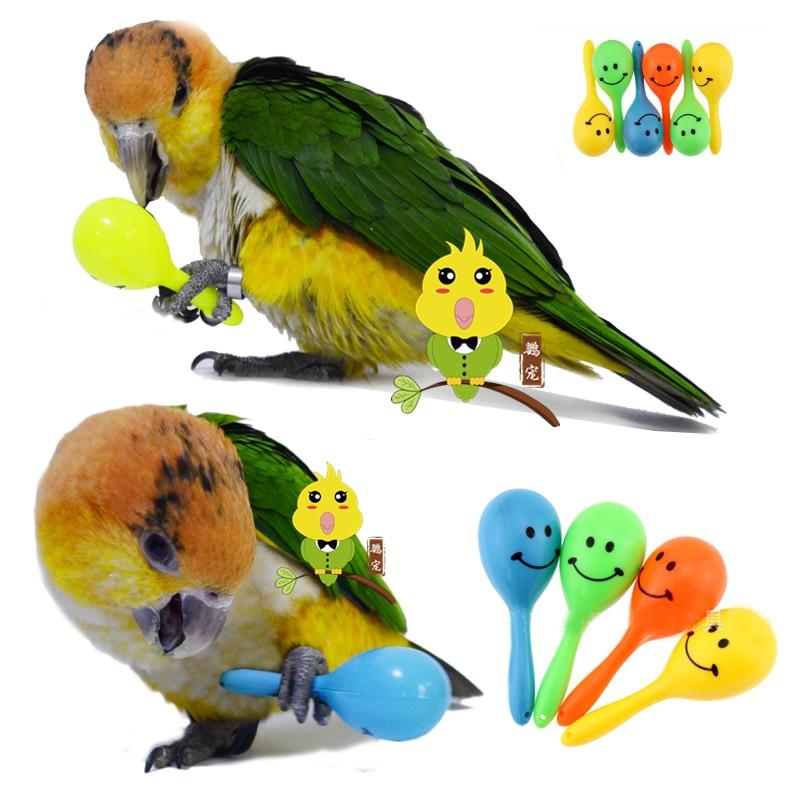 3pcs Parrot Toy with Sound Bird Toys Pet Clever 