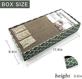 3PCS Reversible Corrugated Cardboard with Scratch Box Cat Pet Clever 
