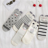 5 Pairs 3D Animal Print Socks Dog Design Accessories Pet Clever 8 