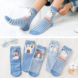 5 Pairs 3D Animal Print Socks Dog Design Accessories Pet Clever 