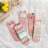5 Pairs 3D Animal Print Socks Dog Design Accessories Pet Clever 13 