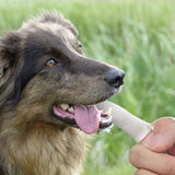 5pcs Organic Cotton Dental Finger Brush for Pets Toothbrush Pet Clever 