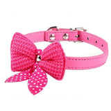 6 Colors Leather Collar For Cats Cat Care & Grooming Pet Clever S Rose 