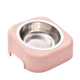 8 Degree Cervical Pet Bowl Dog Bowls & Feeders Pet Clever Pink 
