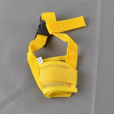 Adjustable Dog Muzzle Mask Medical Pet Clever Yellow S 