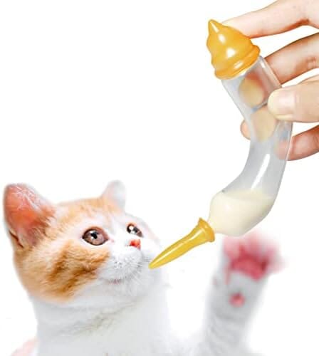 Adjustable Flow Puppy Milk Feeder Glass Tube Water Feeding Bottle for Small Pets