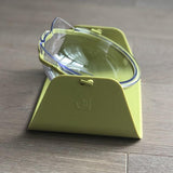 Adjustable Pet Feeder Bowl Cat Bowls & Fountains Pet Clever Green 