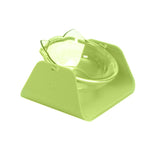 Adjustable Pet Feeder Bowl Cat Bowls & Fountains Pet Clever Green 