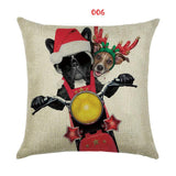 Adorable Dog Print Cushion Cover Dog Design Pillows Pet Clever 006 