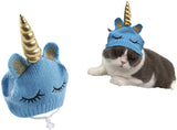 Adorable Holiday Pets Unicorn Costume Knitted Hat Dog Clothing Pet Clever 