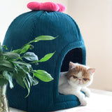 Adorable Pet Cave House Dog Beds & Blankets Pet Clever 