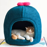 Adorable Pet Cave House Dog Beds & Blankets Pet Clever 