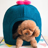 Adorable Pet Cave House Dog Beds & Blankets Pet Clever 