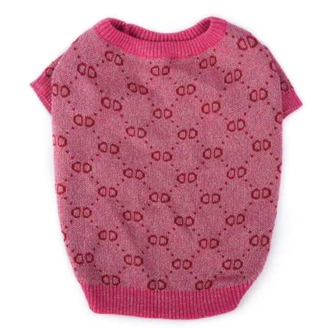Adorable Pet Sweater Cat Clothing Pet Clever Pink S 