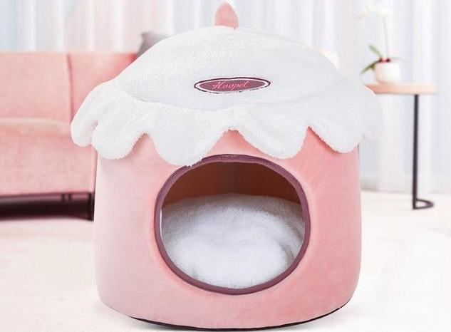 Adorable Pink Pet Bed Dog Beds & Blankets Pet Clever Ice Cream S 