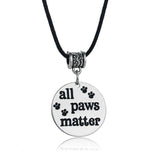 All Paws Matter Necklace Cat Design Accessories Pet Clever 