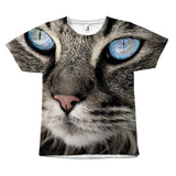 Amazing "Cat Blue Eyes" T-Shirt All Over Print teelaunch Blue Eye S 
