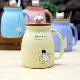 Amazing Cute Cat Design Heat Resistant Cup Cat Design Mugs Pet Clever 