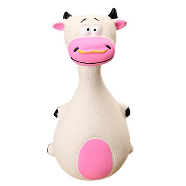 Animal Shape Dog Toys Toys Pet Clever Cow 