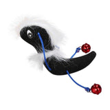 Animal Shape Interactive Cats Plush Toy Cat Pet Clever Black 