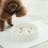Anti-Skid Pet Slow Food Bowl Dog Bowls & Feeders Pet Clever 
