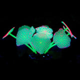 Artificial Fish Tank Aquarium Coral Aquarium Decoration Pet Clever Green with pink 