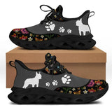 Athletic Pup Prints: Breathable Mesh Dog Paw Sneakers for Sports Dog Design Footwear Pet Clever Style 3 35 