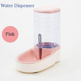 Automatic Pet Drinking Bowl and Feeder Cat Bowls & Fountains Pet Clever Pink Water Dispenser 