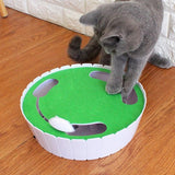 Automatic Rotating Cat Play Teaser Plate Cat Toys Pet Clever 