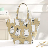 Bag Insulation Lunch Box Case Home Decor Cats Pet Clever Fat cat 