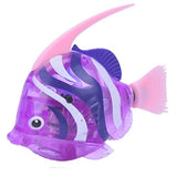 ﻿Battery-Powered Fish Cat Toy Cat Toys Pet Clever Angelfish Purple 