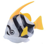 ﻿Battery-Powered Fish Cat Toy Cat Toys Pet Clever Angelfish Grey 