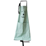 Bear Print Kitchen Apron Other Pets Design Accessories Pet Clever Green 